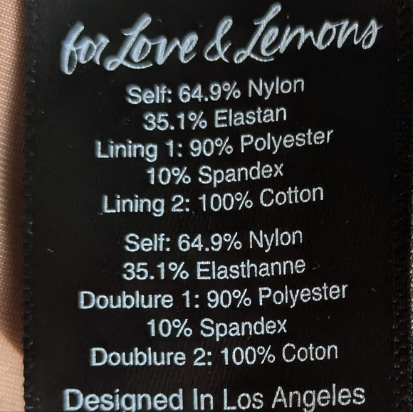 EUC....For Love and Lemons Gracie Lace Bodysuit Dress Size XS (0-2) - Picture 8 of 12